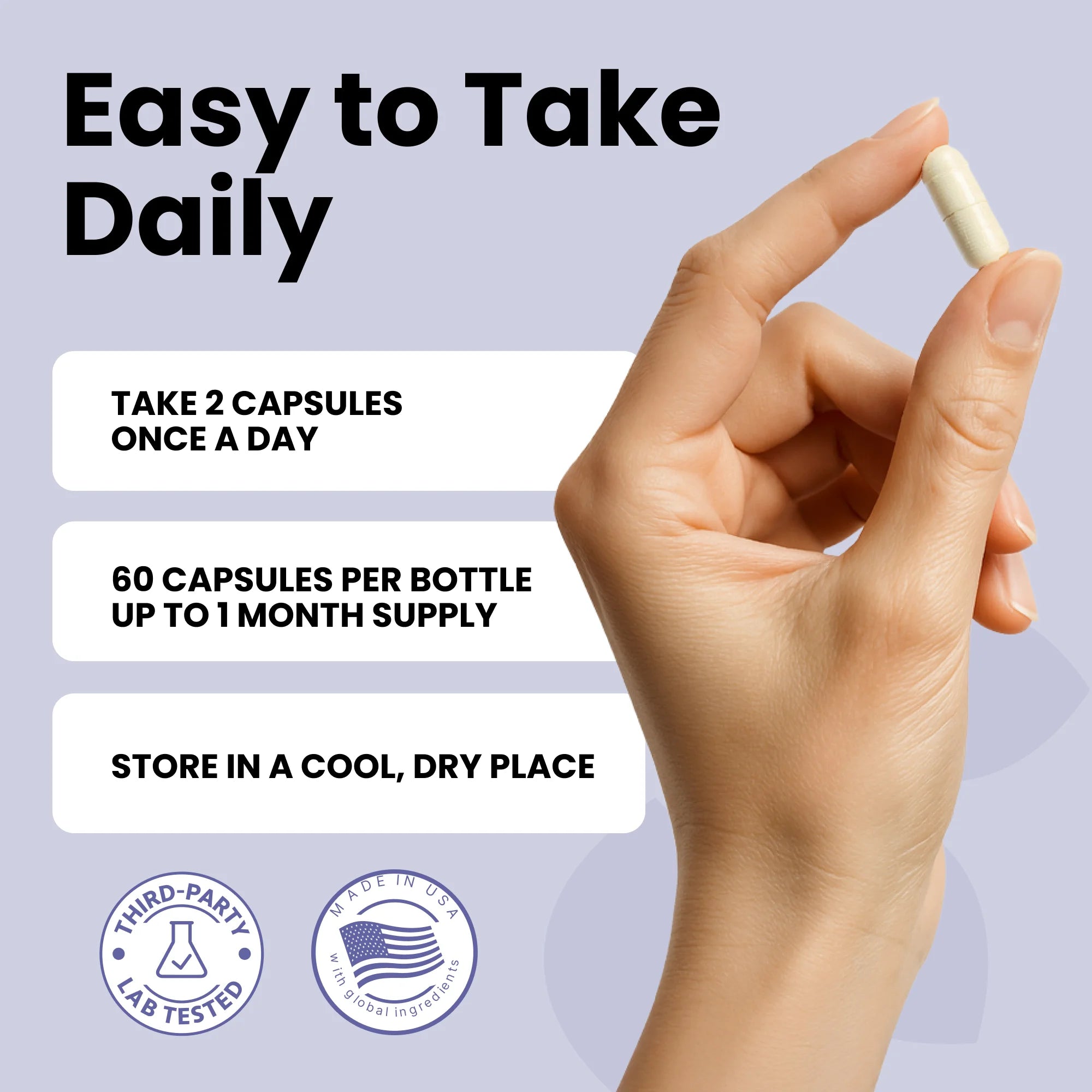 Probiotics 60 Billion CFU with Prebiotics - Probiotics for Women - Probiotics for Men - Formulated for Digestive Health - 60 Capsules